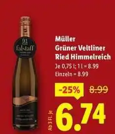 Lidl Müller Grüner Veltliner Ried Himmelreich Angebot