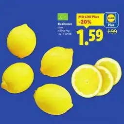 Lidl BIO-ZITRONEN Angebot