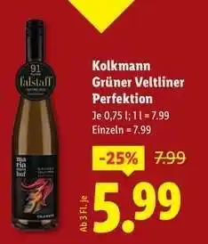 Lidl Kolkmann Grüner Veltliner Perfektion Angebot