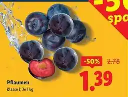 Lidl Pflaumen Angebot