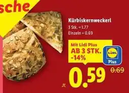 Lidl Kürbiskernweckerl Angebot