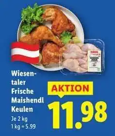Lidl WIESENTALER Frische Maishendl Keulen Angebot
