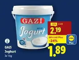 Lidl GAZi Joghurt Angebot
