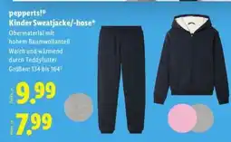 Lidl pepperts! Kinder Sweatjacke/-hose Angebot