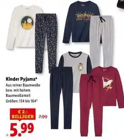 Lidl Kinder Pyjama Angebot