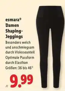 Lidl esmara Damen Shaping Jeggings Angebot