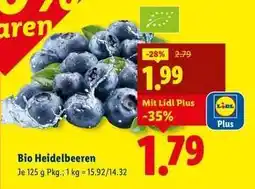 Lidl Bio Heidelbeeren Angebot