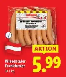Lidl WIESENTALER Frankfurter Angebot