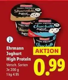 Lidl Ehrmann Joghurt High Protein Angebot