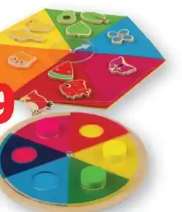 Lidl Playtive Montessori Holz-Farbspiel Angebot