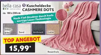 Kuscheldecke Cashmere Dots