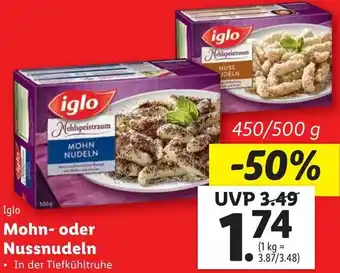 Lidl Mohn-Oder Nussnudeln 450/500g Angebot