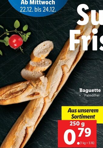 Baguette 250g
