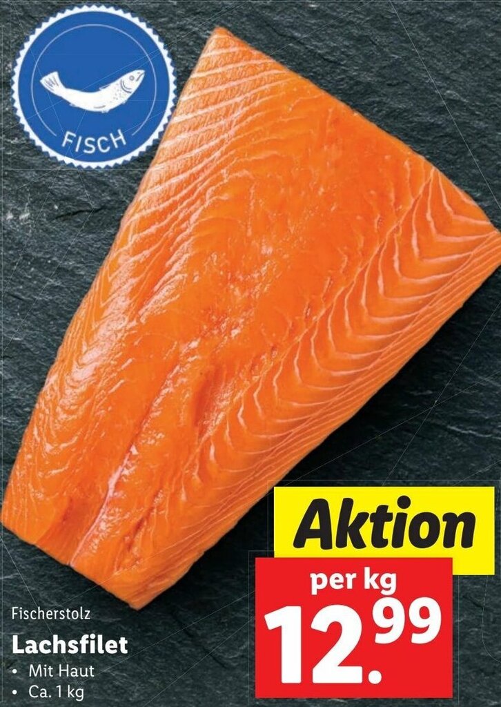 Lachsfilet Angebot bei Lidl