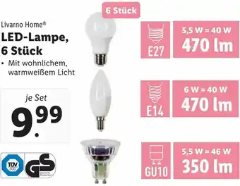 Lidl LED-Lampe, 6 Stück Angebot