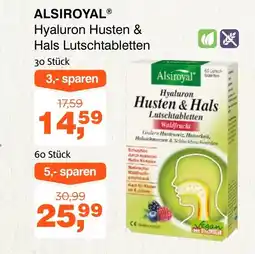 Prokopp Alsiroyal Hyaluron Husten & Hals Lutschtabletten Angebot