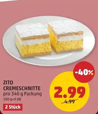 PENNY Zito cremeschnitte Angebot