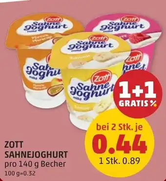 Zott sahnejoghurt