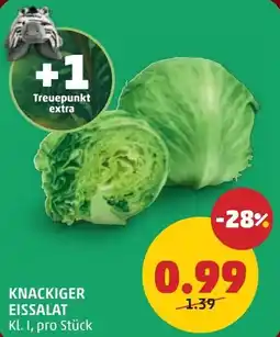 PENNY Knackiger eissalat Angebot