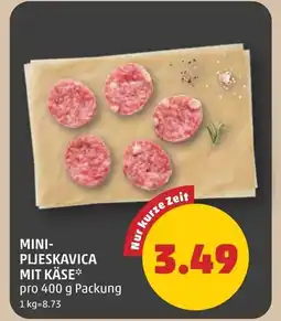PENNY Mini pljeskavica mit käse Angebot