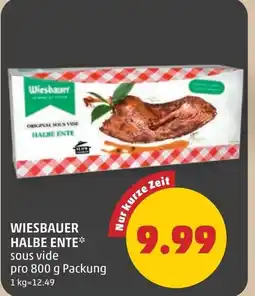 PENNY Wiesbauer halbe ente Angebot
