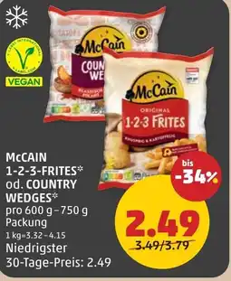 PENNY Mccain 1-2-3-frites od. country wedges Angebot