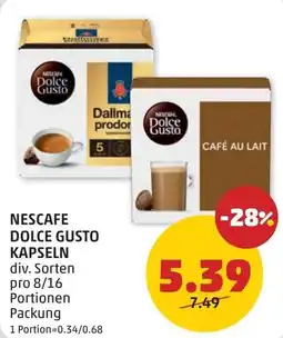 PENNY NESCAFE DOLCE GUSTO KAPSELN Angebot