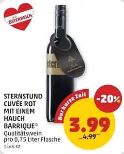PENNY Sternstund cuvée rot mit einem hauch barrique Angebot