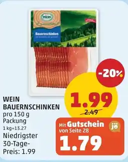 PENNY Wein bauernschinken Angebot