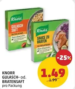 PENNY Knorr gulasch- od. bratensaft Angebot