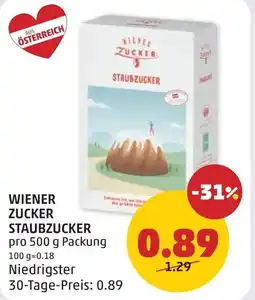 PENNY Wiener zucker staubzucker Angebot