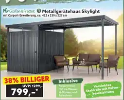 Norma Metallgerätehaus Skylight Angebot