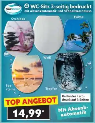 WC-Sitz 3-seitig bedruckt