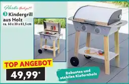 Norma Kindergrill aus Holz Angebot