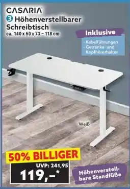 Norma Höhenverstellbarer Schreibtisch Angebot