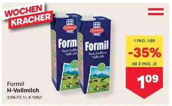 MPreis Formil H-Vollmilch Angebot