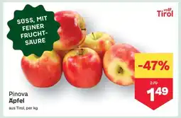 MPreis Pinova Äpfel Angebot