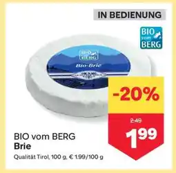 MPreis BIO vom BERG Brie Angebot