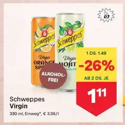 MPreis Schweppes Virgin Angebot