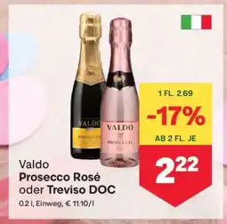 MPreis Valdo Prosecco Rosé oder Treviso DOC Angebot