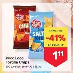 MPreis Poco Loco Tortilla Chips Angebot