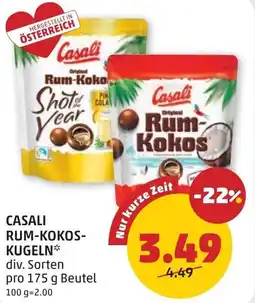PENNY Casali rum-kokos- kugeln Angebot