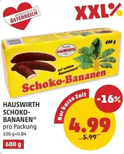 PENNY Hauswirth schoko- bananen Angebot