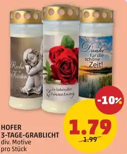PENNY Hofer 3-tage-grablicht Angebot