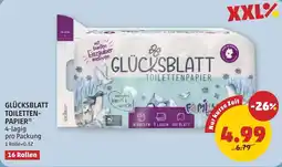 PENNY Glücksblatt toiletten- papier Angebot