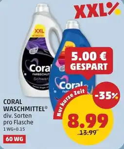 PENNY Coral waschmittel Angebot