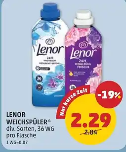 PENNY Lenor weichspüler Angebot