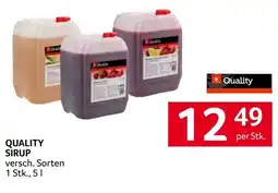 Transgourmet Quality Sirup Angebot