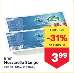 MPreis Brimi Mozzarella Angebot