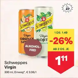 MPreis Schweppes Virgin Mojito Angebot